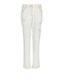 Dolce & Gabbana Denim Jeans, Cotton, White, UK10, 3*