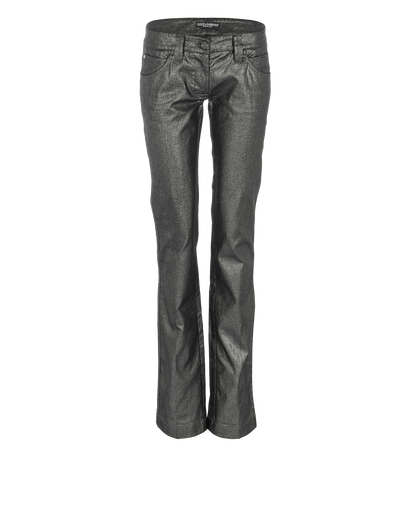 Dolce & Gabbana Metallic Effect Jeans, front view