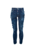 DSQUARED2 Distressed Biker Jeans, &pound;130, Clothing, Blue, Cotton, Front view