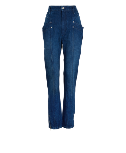 Isabel Marant Kelissa Jeans, &pound;60, Clothing, Blue, Cotton/Denim, Front view
