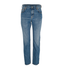 Gucci Kick Flare Jeans, Mens, Cotton, Blue, Sz S, 3*