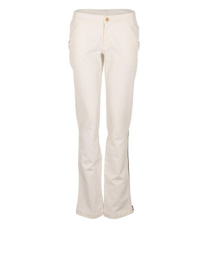 Gucci Straight Leg Jeans, &pound;120, Clothing, Cream, Denim, Front view