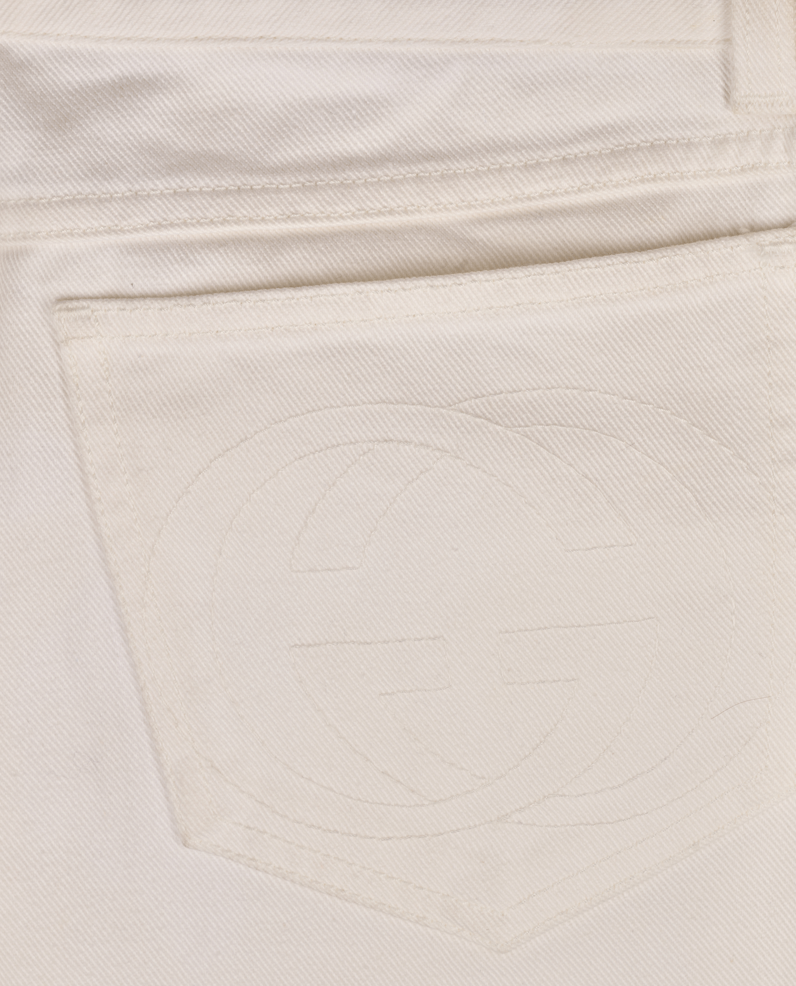 Gucci Straight Leg Jeans, &pound;120, Clothing, Cream, Denim, Other view