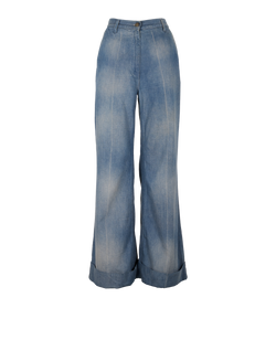 Gucci Flare Jeans, Cotton, Blue, UK10, 3*