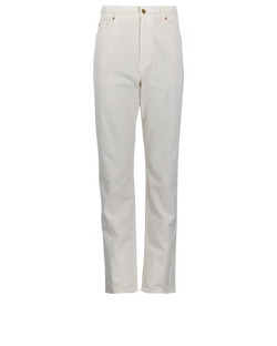 Gucci Horsebit Jeans, Mens, Cotton, White, Sz XXL, 3*