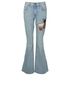 Gucci Bee Embellished Flared Jeans, front view