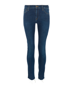 Gucci Floral Embroidered Jeans, Cotton, Blue, UK10, 3*