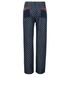 Gucci Eco Washed GG Jacquard Jeans, back view