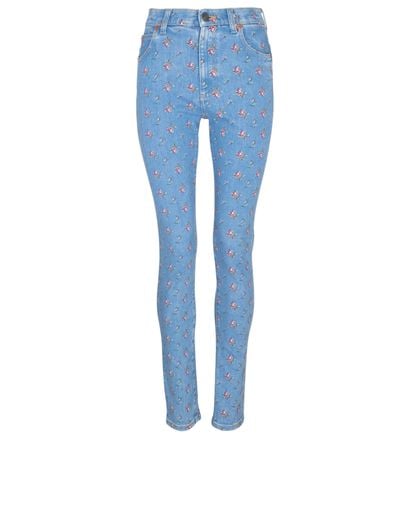 Gucci Floral Print Jeans, front view