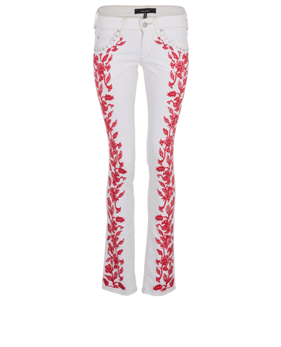 Isabel Marant Embroidered Jeans, front view
