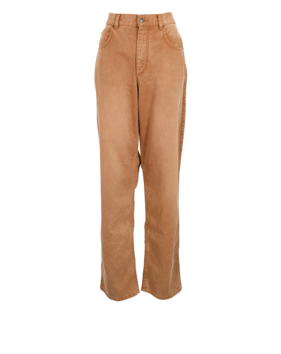 Isabel Marant Jenny Jeans, &pound;90, Clothing, Brown, Fabric, Front view
