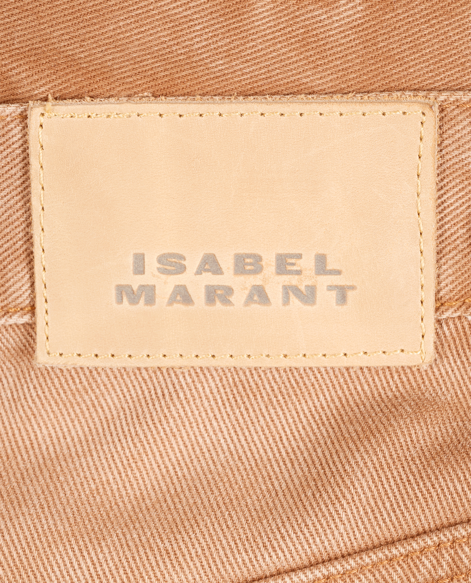 Isabel Marant Jenny Jeans, &pound;90, Clothing, Brown, Fabric, Other view