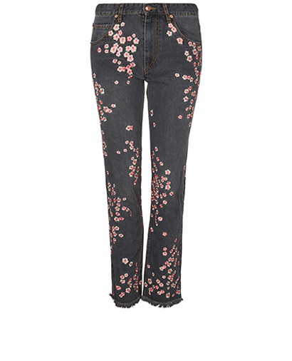 Isabel Marant Flower Embroidered Jeans, front view