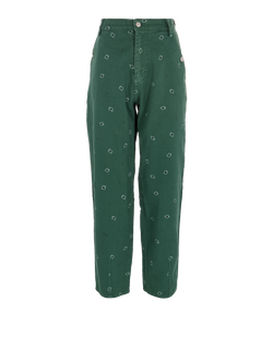 Kenzo Printed Jeans, Denim, Green, UK10, 3*