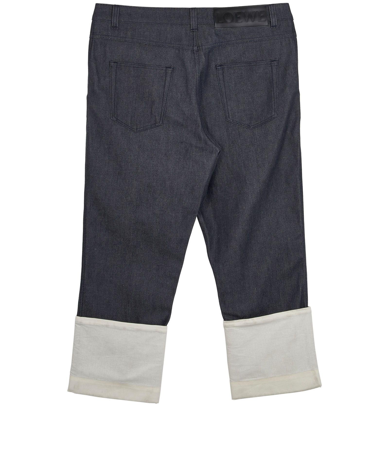 Loewe Fisherman Jeans, &pound;220, Clothing, Blue, Cotton, Back view