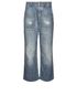 Loewe Distressed Cropped Jeans, front view