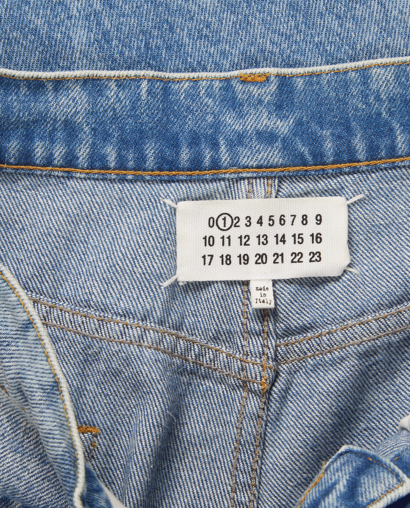 Maison Margiela Cut Out Jeans, &pound;220, Clothing, Blue, Cotton, Other view