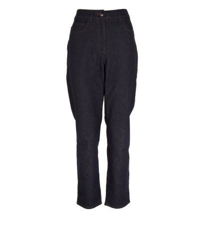 MaxMara Straight Jeans, &pound;90, Clothing, Blue, Cotton, Front view