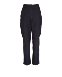 MaxMara Straight Jeans, Cotton, Blue, UK12, 2*