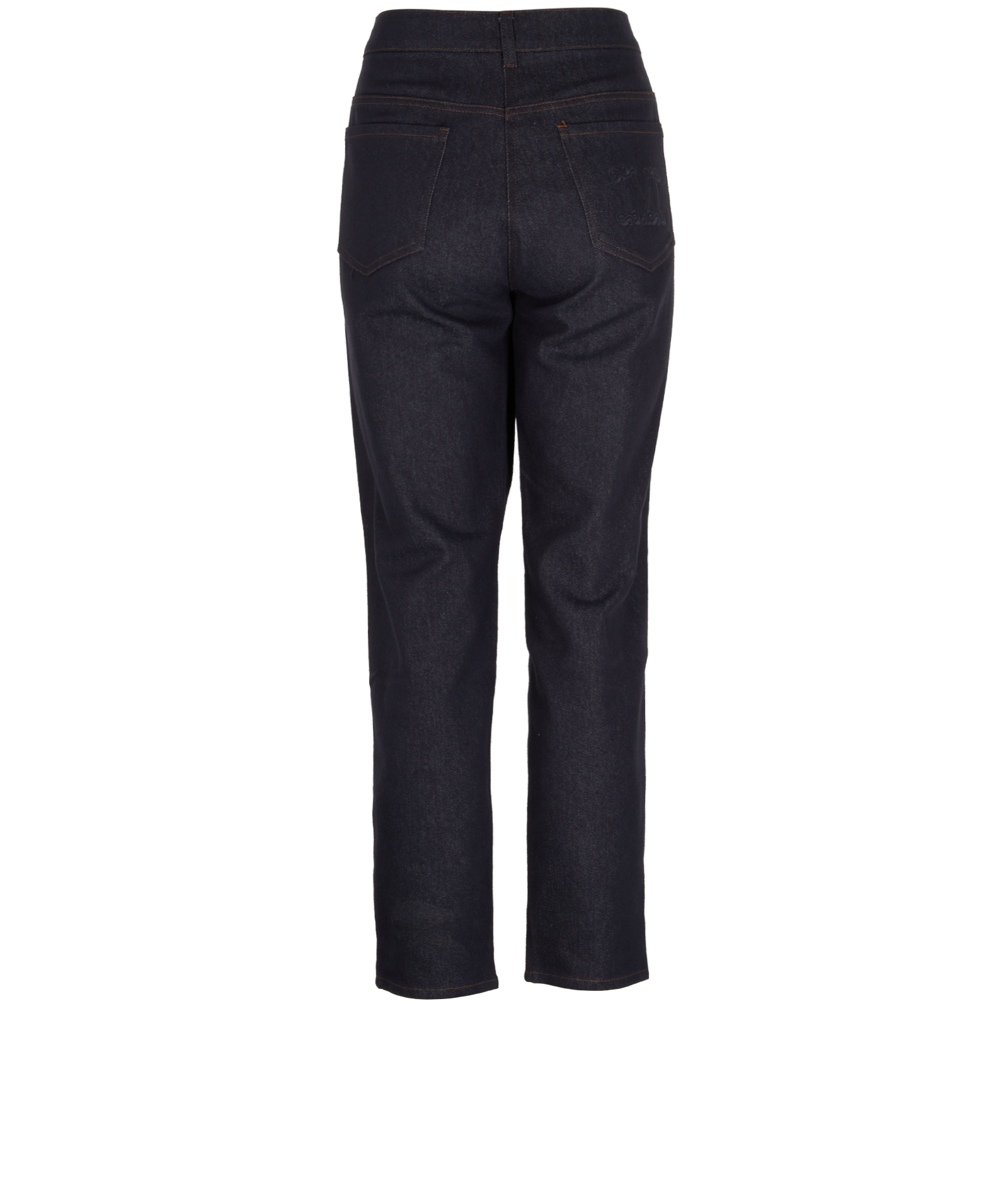 MaxMara Straight Jeans, &pound;90, Clothing, Blue, Cotton, Back view