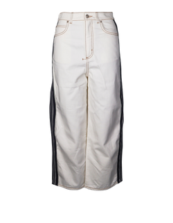 Alexander McQueen Boyfriend, Denim, White, Sz 6, 2*