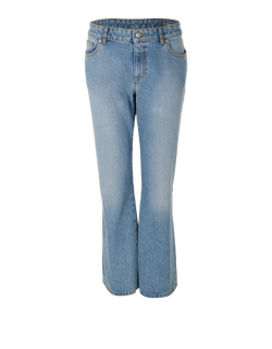 Alexander McQueen Flared Jeans, Cotton, Blue, UK10, 2*