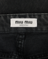 Miu Miu Distressed Hem Wide Leg Jeans, other view