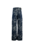 Off-White Camouflage Jacquard Jeans, &pound;150, Clothing, Blue, Cotton, Back view