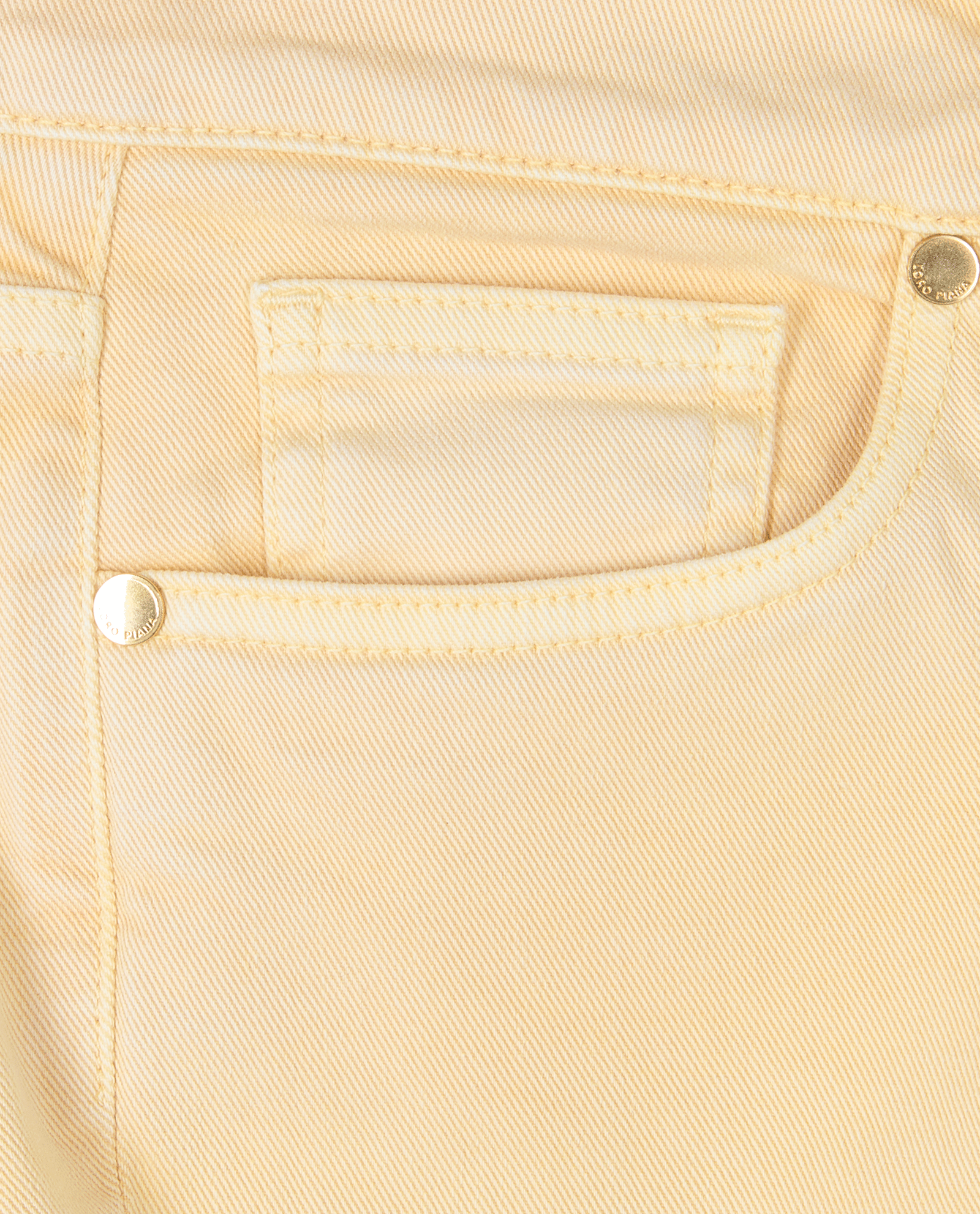 Loro Piana Jeans, &pound;110, Clothing, Yellow, Cotton, Other view