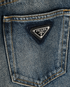 Prada Straight Leg Jeans, &pound;220, Clothing, Blue, Cotton, Other view