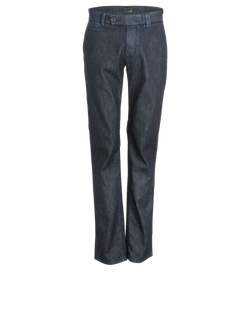 Fendi Straight-Leg Jeans, Mens, Cotton, Blue, Sz M, 3*