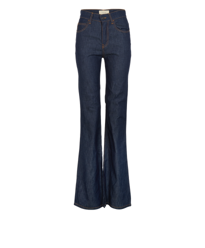 The Row Wide Leg Jeans, &pound;260, Clothing, Blue, Cotton, Front view