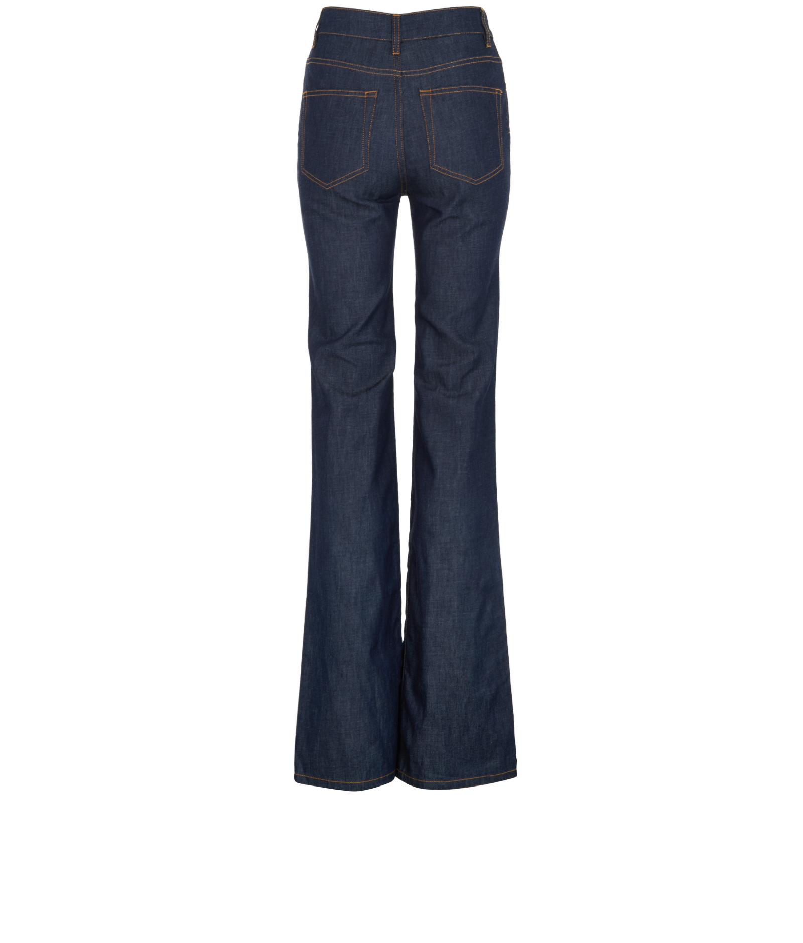 The Row Wide Leg Jeans, &pound;260, Clothing, Blue, Cotton, Back view