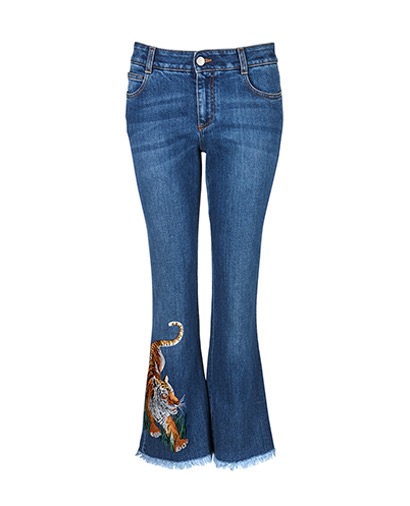 Stella McCartney Tiger Jeans, front view