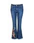 Stella McCartney Tiger Jeans, front view