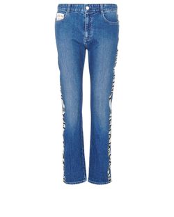 Stella McCartney Logo Denim Jeans, Denim, Blue, UK8, 4*