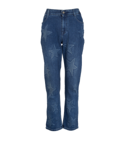 Stella McCartney Star Jeans, Cotton, Blue, UK10, 2*