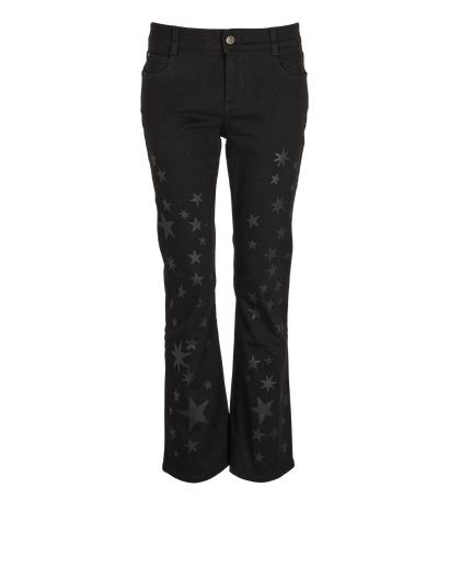 Stella McCartney Star Jeans, &pound;80, Clothing, Black, Cotton, Front view