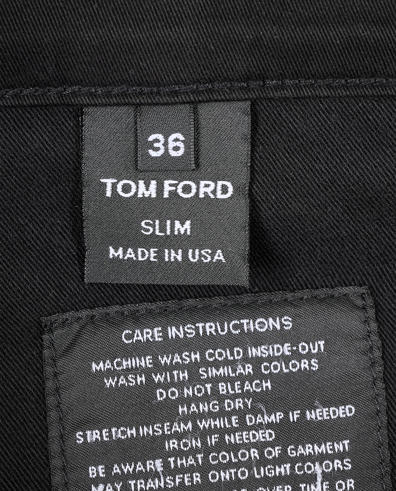 Tom Ford Slim Jeans, &pound;275, Clothing, Black, Denim, Other view