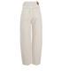 Toteme Wide Leg Jeans, &pound;120, Clothing, Beige, Cotton, Back view