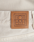 Toteme Wide Leg Jeans, &pound;120, Clothing, Beige, Cotton, Other view