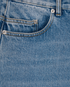 Valentino Wide Leg Button-Up Jeans, £180, Clothing, Blue, Cotton, Other view