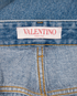 Valentino Wide Leg Button-Up Jeans, £180, Clothing, Blue, Cotton, Other view