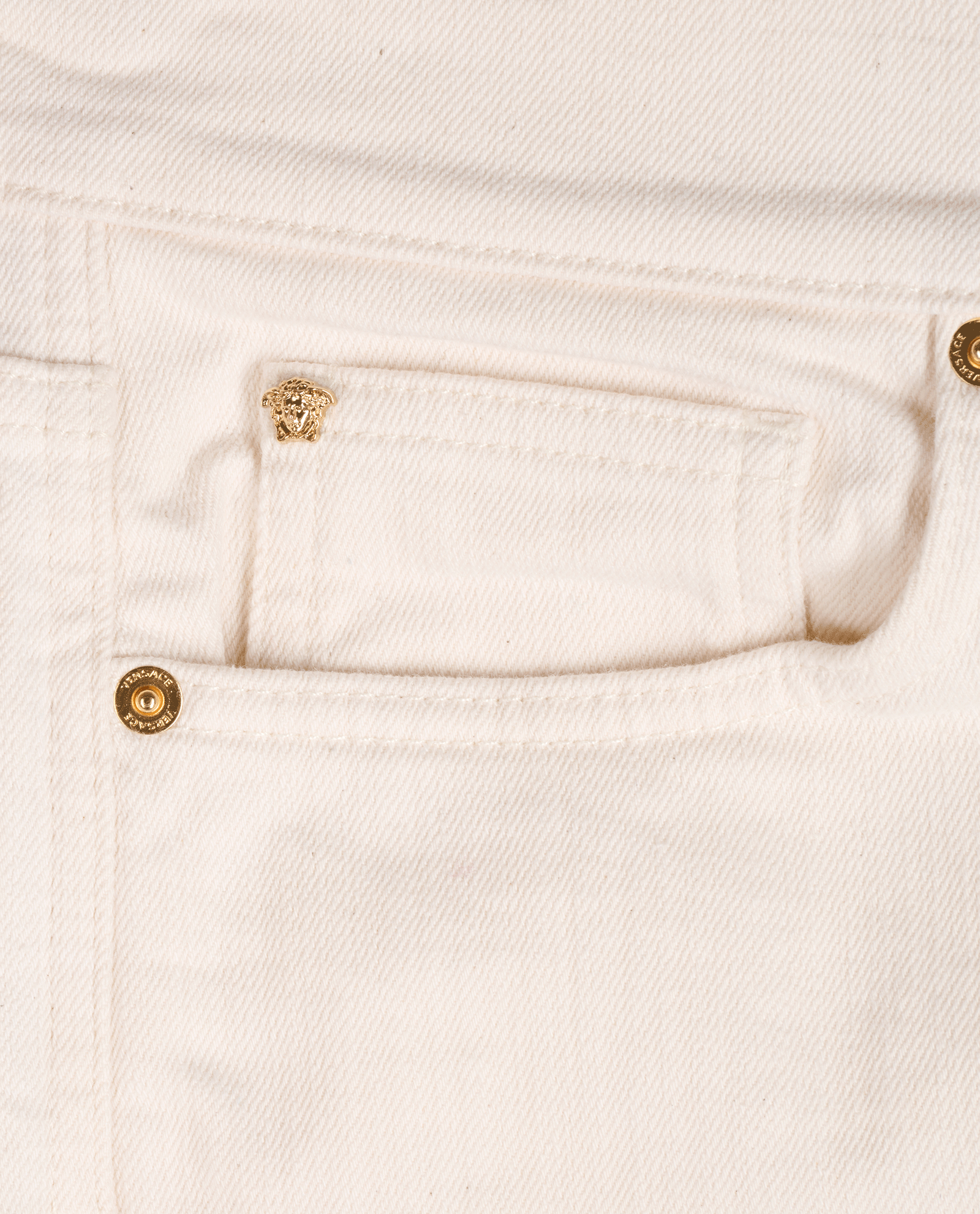 Versace Fitted Jeans, &pound;95, Clothing, Black, Cotton, Other view