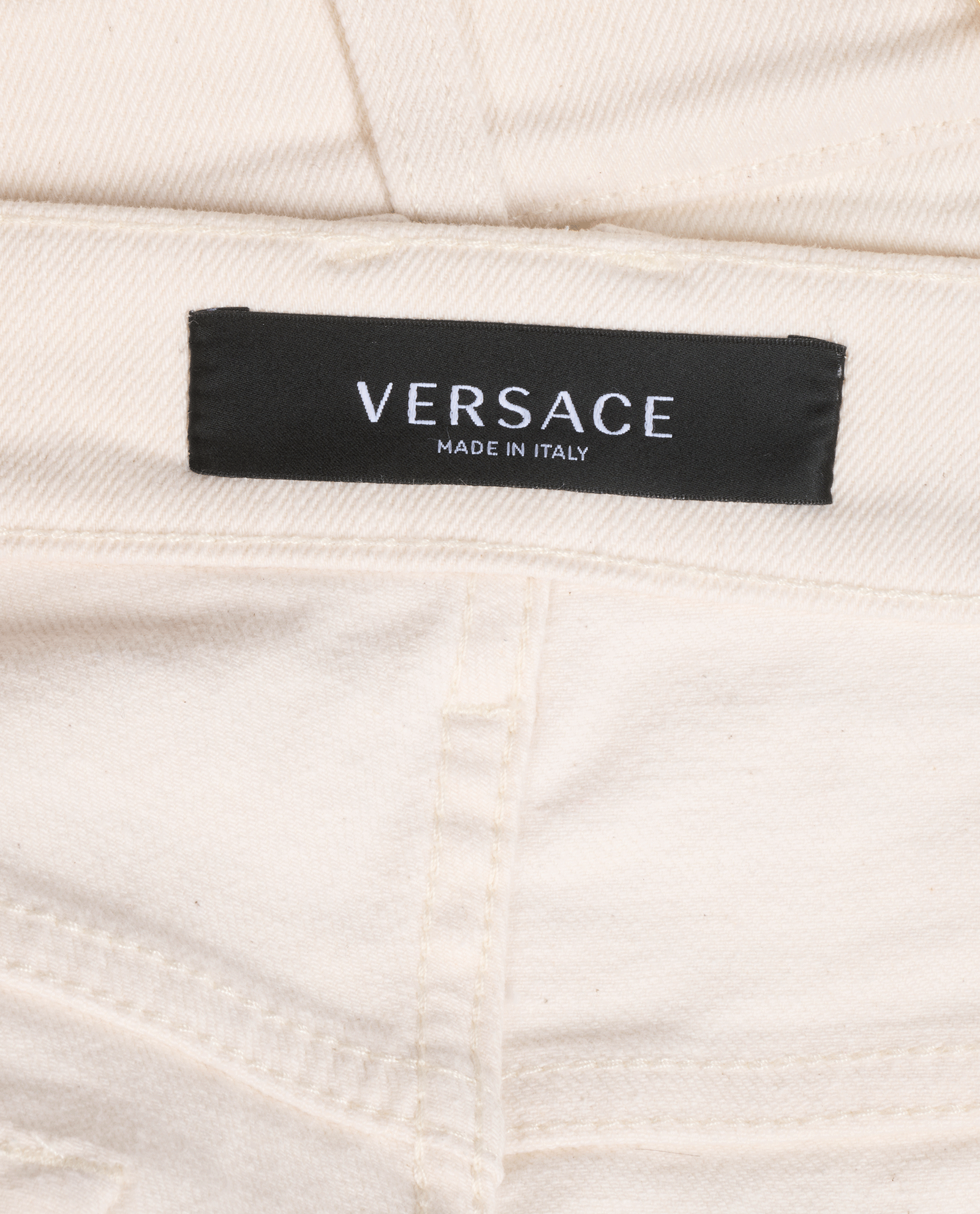 Versace Fitted Jeans, &pound;95, Clothing, Black, Cotton, Other view