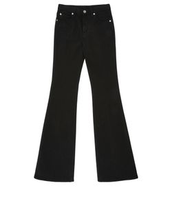 Victoria by Victoria Beckham Flared Jeans, Cotton, Black, Size 26, 3*