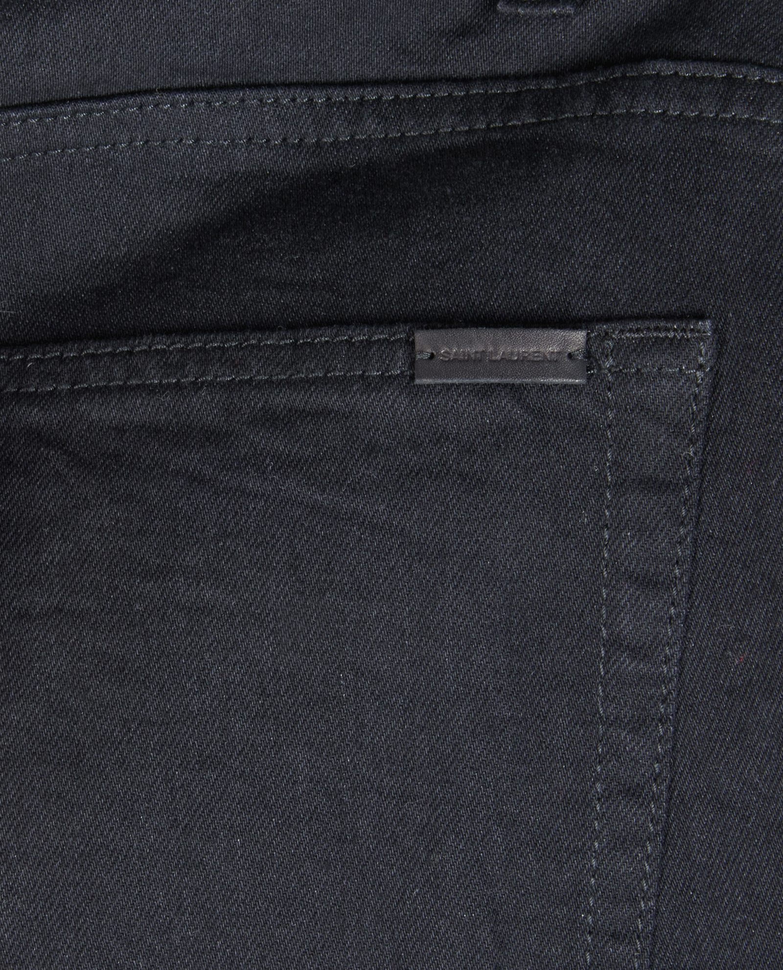 Saint Laurent D04 Jeans, &pound;110, Clothing, Black, Cotton, Other view