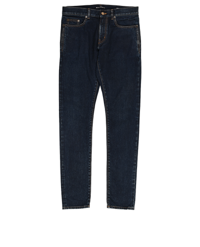 Saint Laurent Jeans, &pound;110, Clothing, Blue, Cotton, Front view