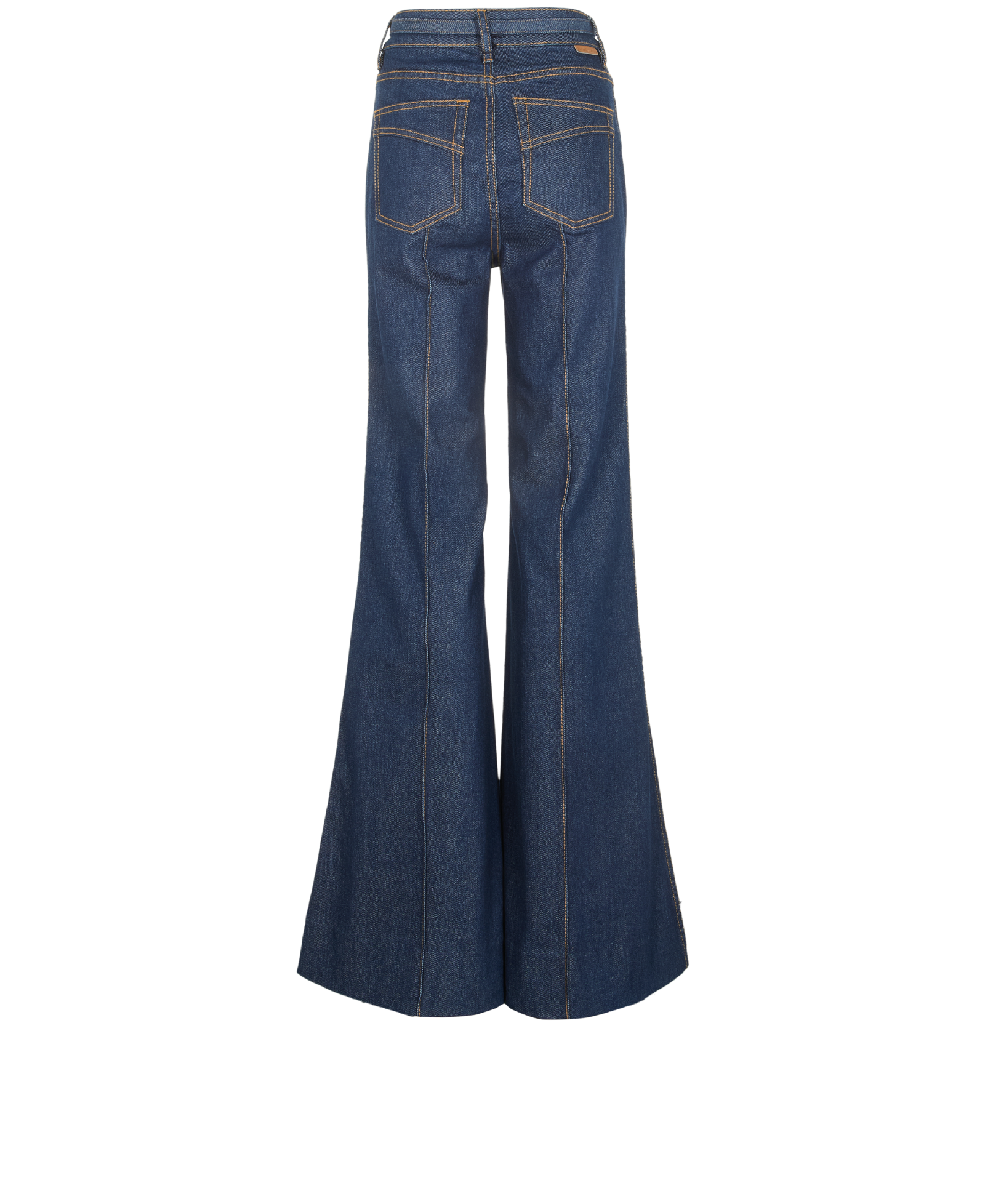 Zimmerman Denim Trousers, &pound;210, Clothing, Blue, Denim, Back view