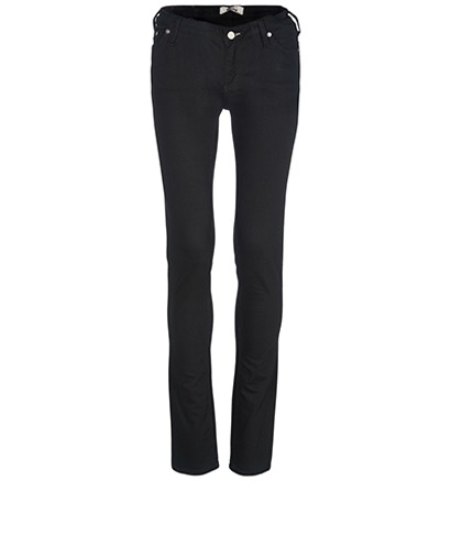 Acne Black Skinny Jeans, front view